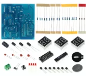 DIY KIT AT89C2051 Đồng Hồ Điện Tử Ống Kỹ Thuật Số LED Hiển Thị